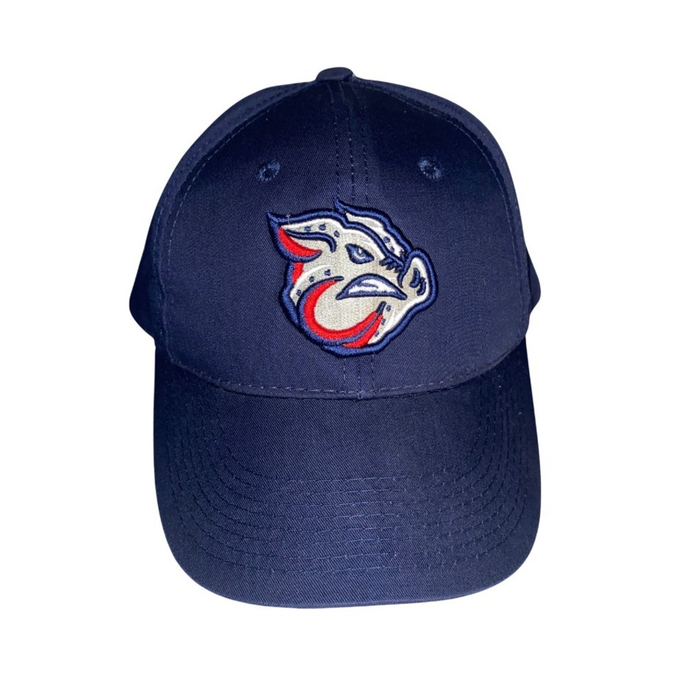 OC Sports Boy's Strapback Hat Blue Lehigh Valley Iron Pigs Embroidered Logo - Picture 1 of 6